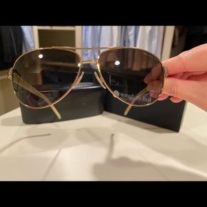 Ralph Lauren Polarized Aviator Sunglasses